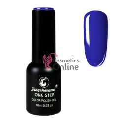 Oja semipermanenta FSM, ONE STEP Color UV/LED 10ml Cod 458 Blue Aegean